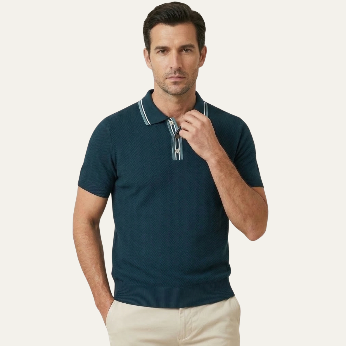 Men’s Slim Fit Cotton Polo Shirt