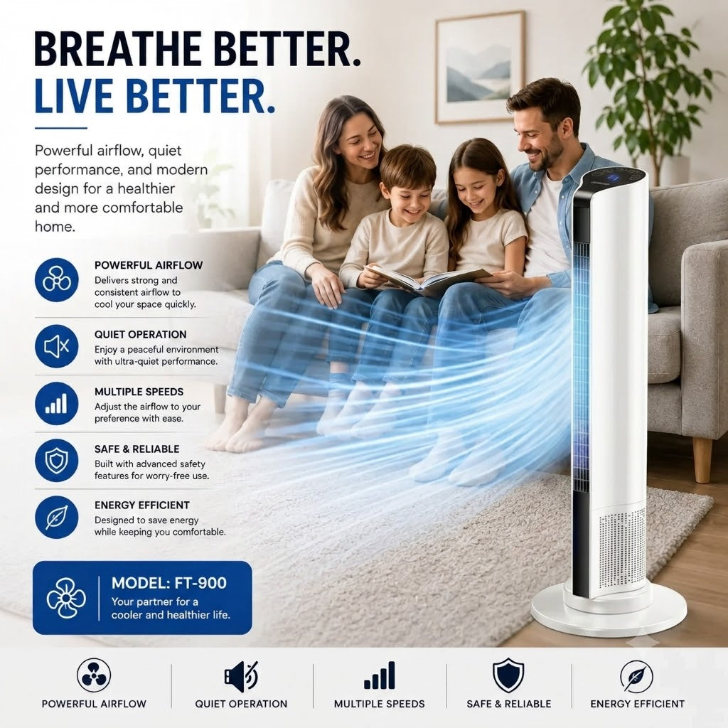 Portable Floor Air Conditioner for Indoor Rooms