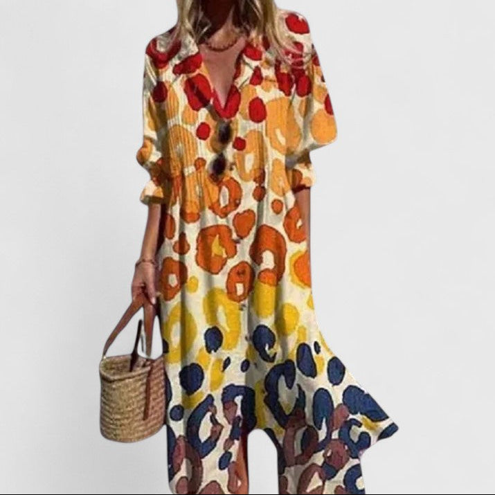 Women’s Boho Maxi Dress – Flowy Elegant Summer Style