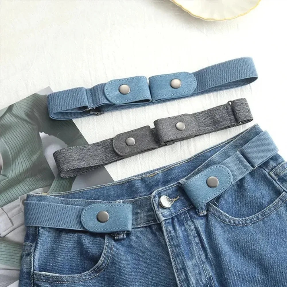 Adjustable Elastic No-Buckle Belt for Pants