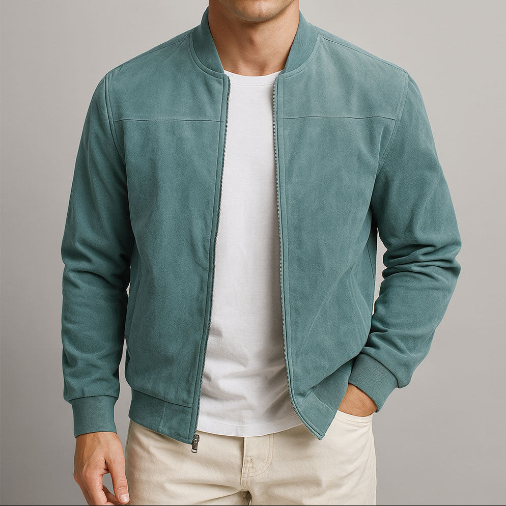 Men’s Minimalist Zip Jacket – Modern Lightweight Everyday Layer