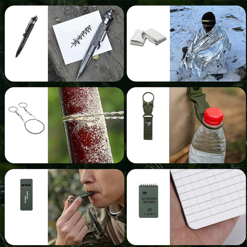 Mens Outdoor Survival Gear Advent Calendar 24 Day Camping Tool Gift