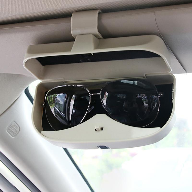Universal Car Sun Visor Sunglasses Case - Premium Storage Holder