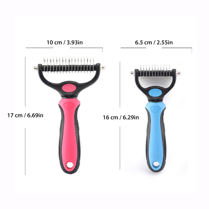 Professional Pet Undercoat Deshedding Tool - Safe Grooming Brush