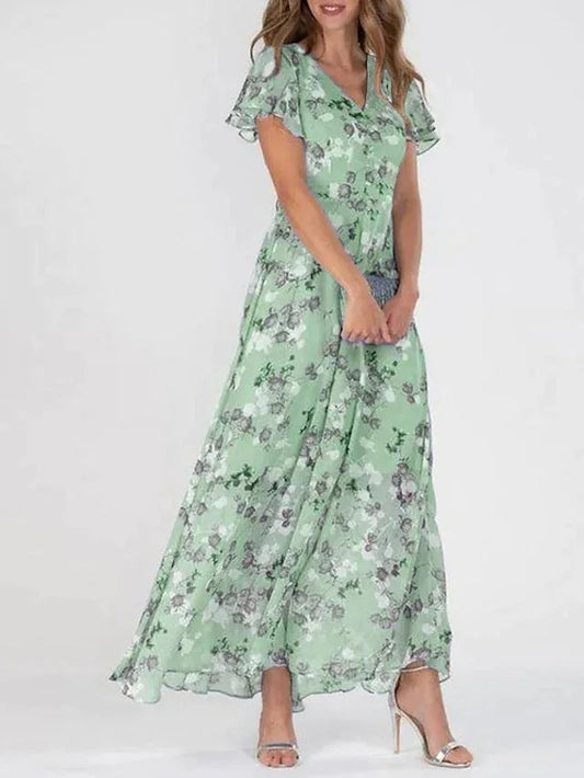 Luna – Women’s Summer Dress with Colorful Print