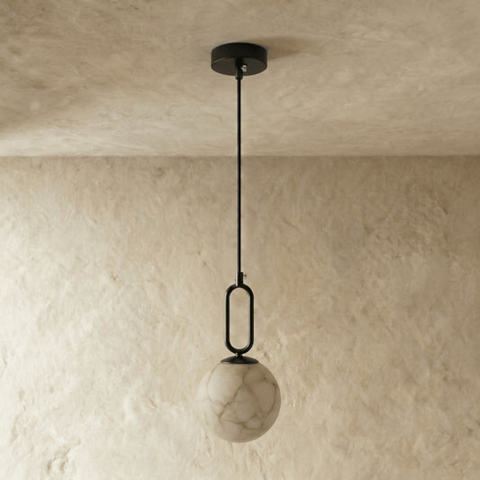 Modern Natural Marble LED Pendant Light