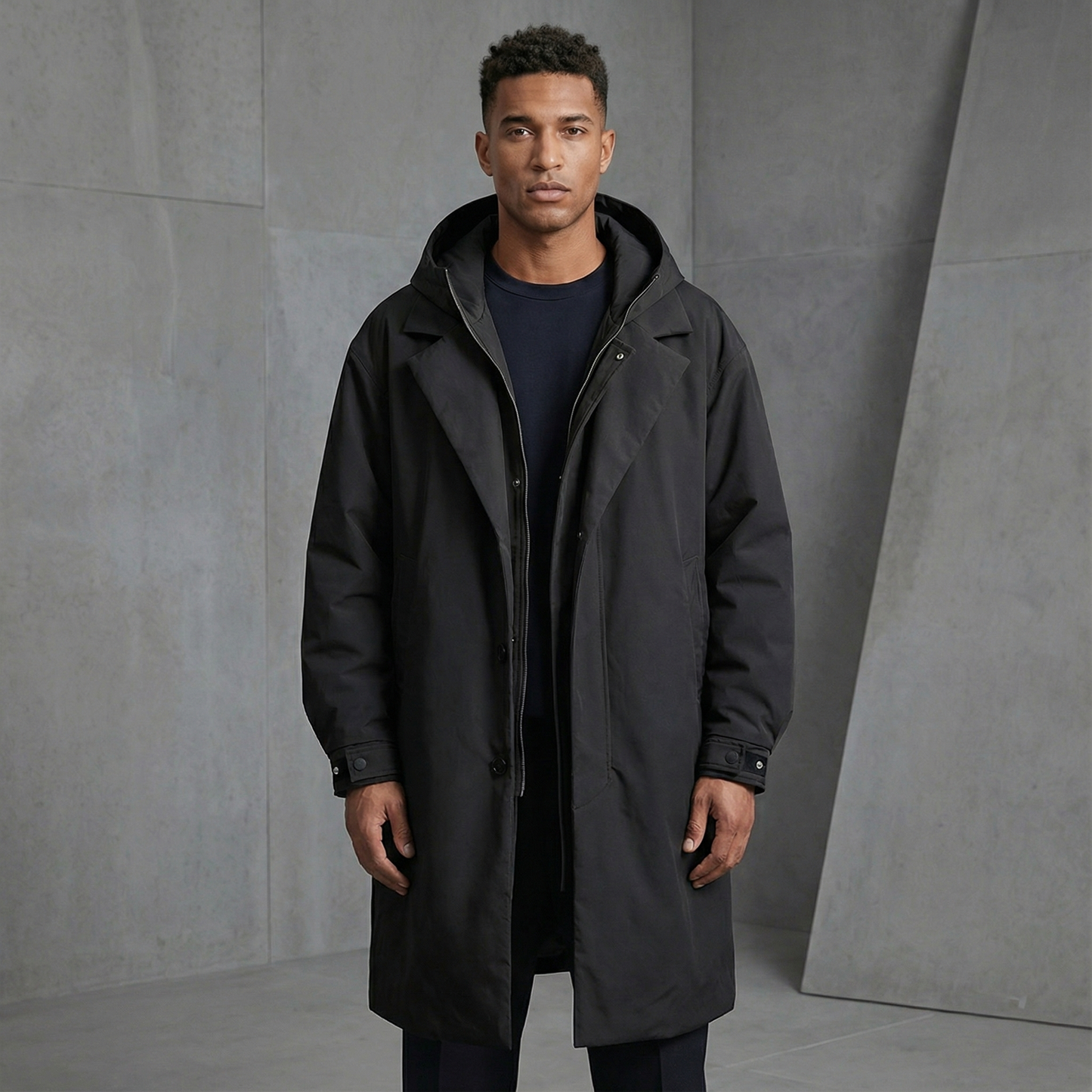 Jason - Modern Utility Trench Coat for Men