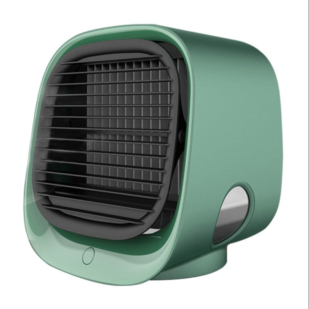2-in-1 Portable Air Cooler & Humidifier – USB Mini Cooling Fan