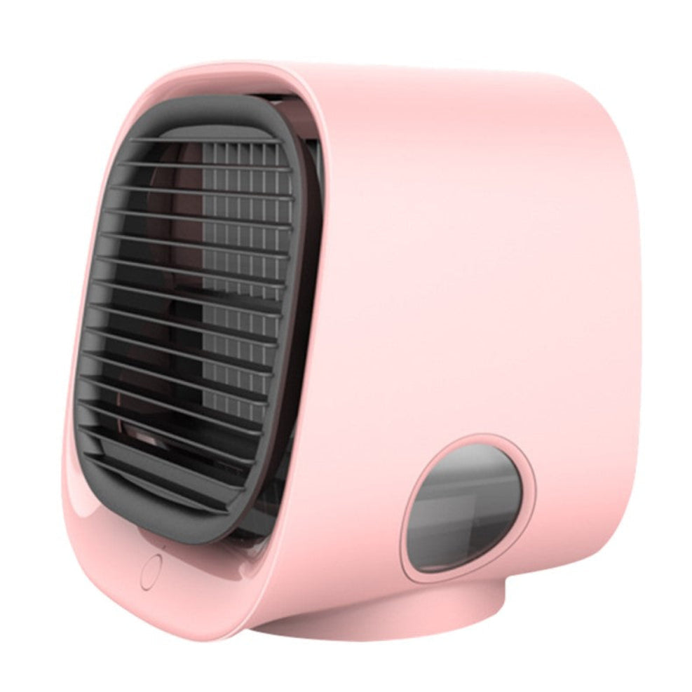 2-in-1 Portable Air Cooler & Humidifier – USB Mini Cooling Fan