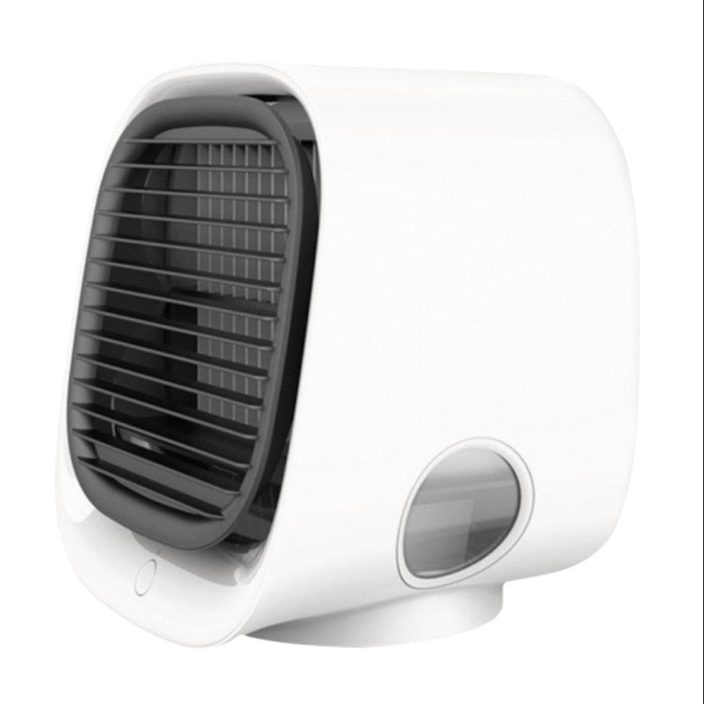 2-in-1 Portable Air Cooler & Humidifier – USB Mini Cooling Fan