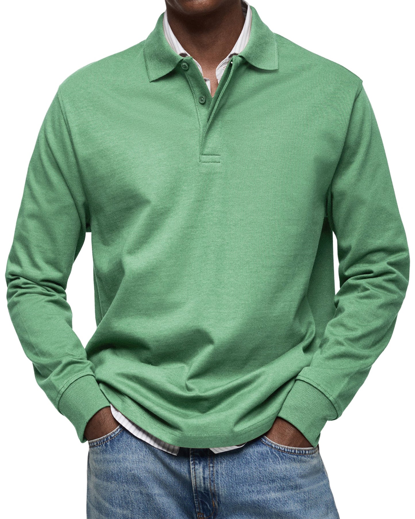 Men’s Long Sleeve Polo Shirt