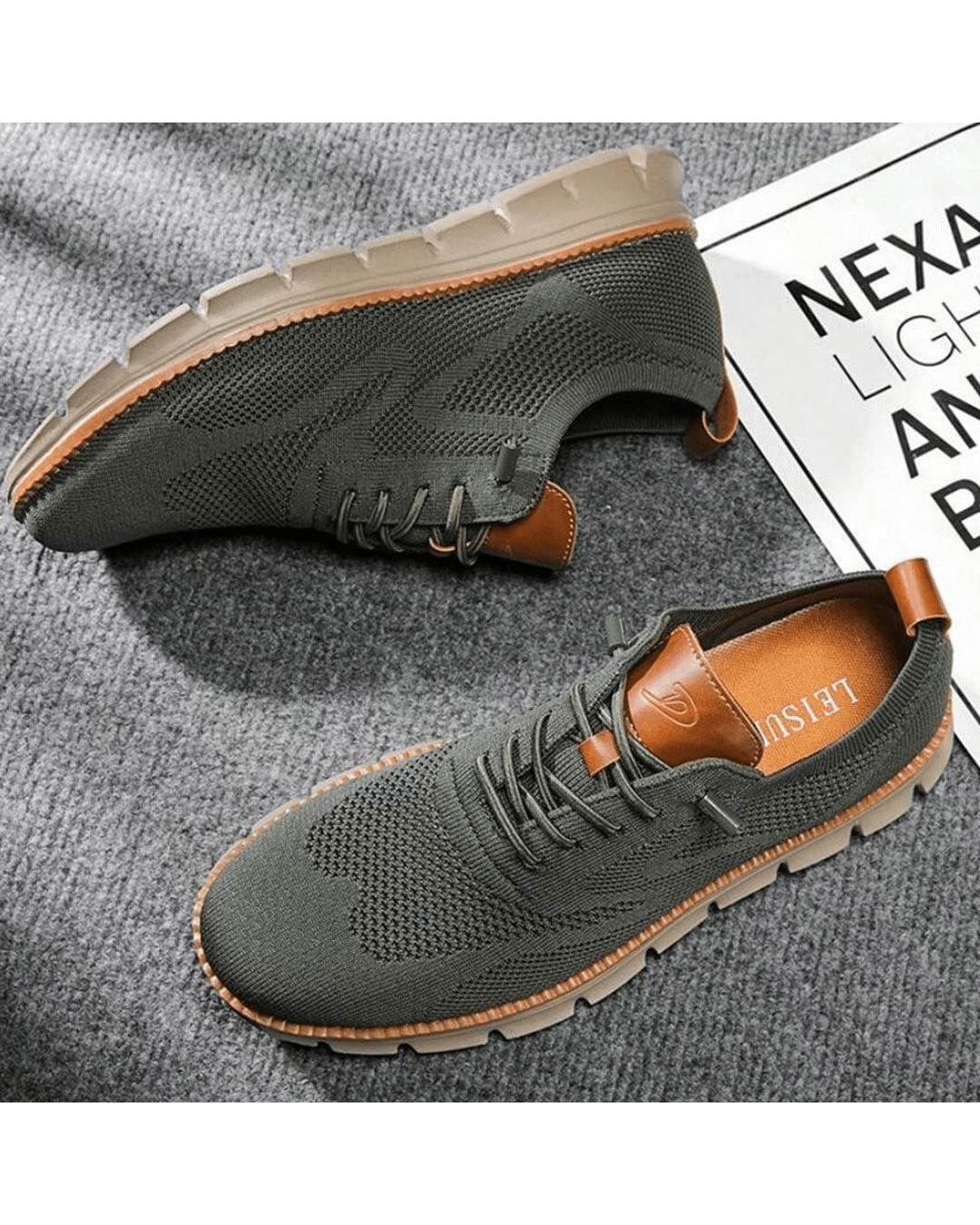 Men's Modern Comfort Everyday Sneakers Lightweight Mesh Walking Shoes