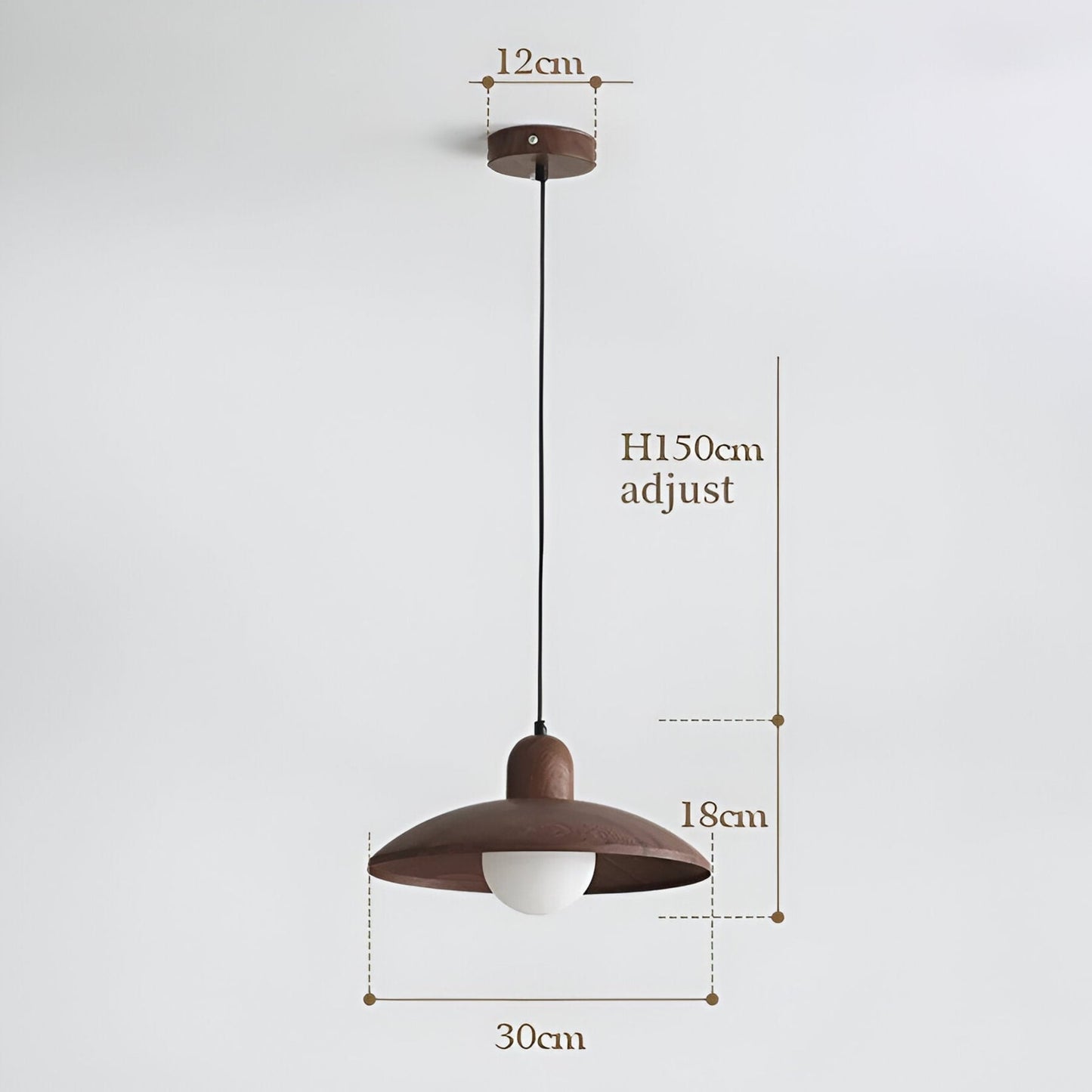 Scandinavian Iron LED Pendant Light
