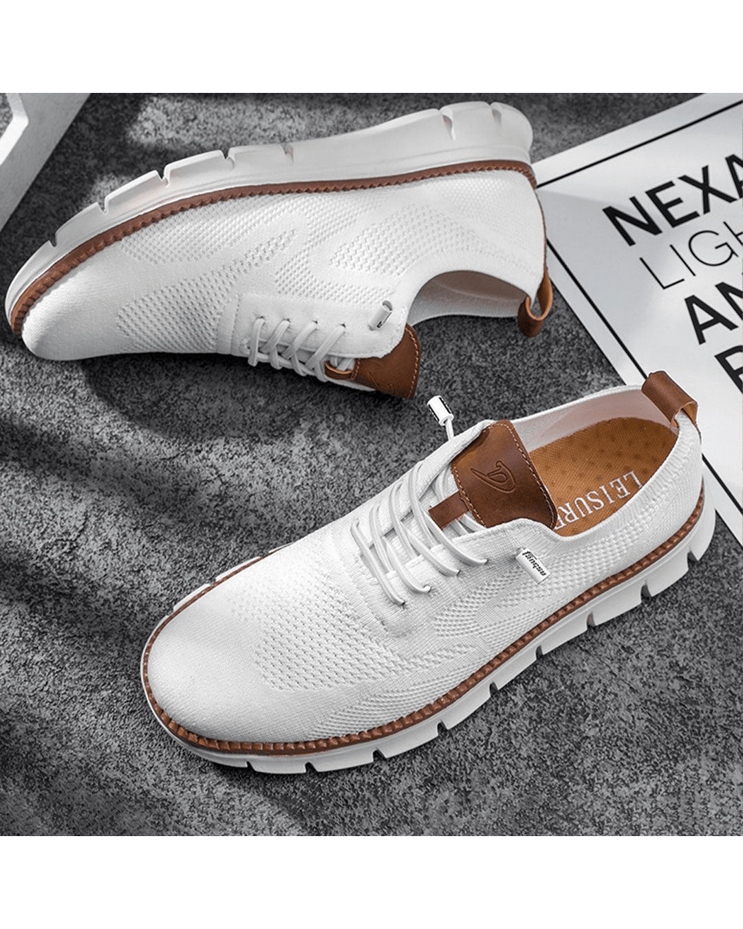 Men's Modern Comfort Everyday Sneakers Lightweight Mesh Walking Shoes