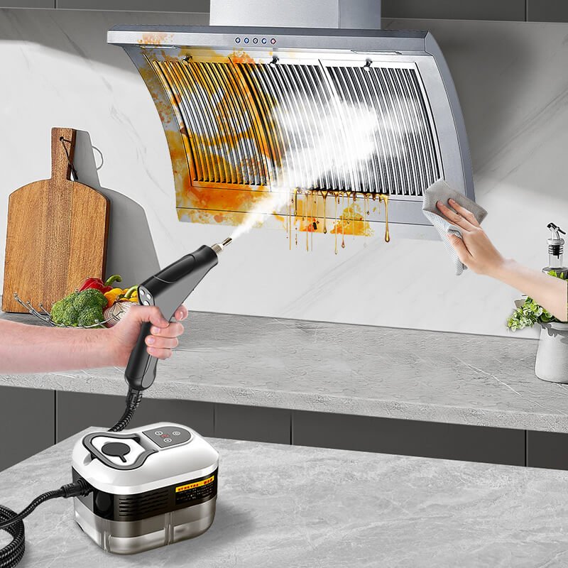 2500W High-Pressure Steam Cleaner with 4 Nozzles