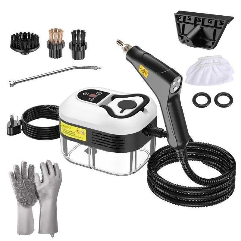 2500W High-Pressure Steam Cleaner with 4 Nozzles
