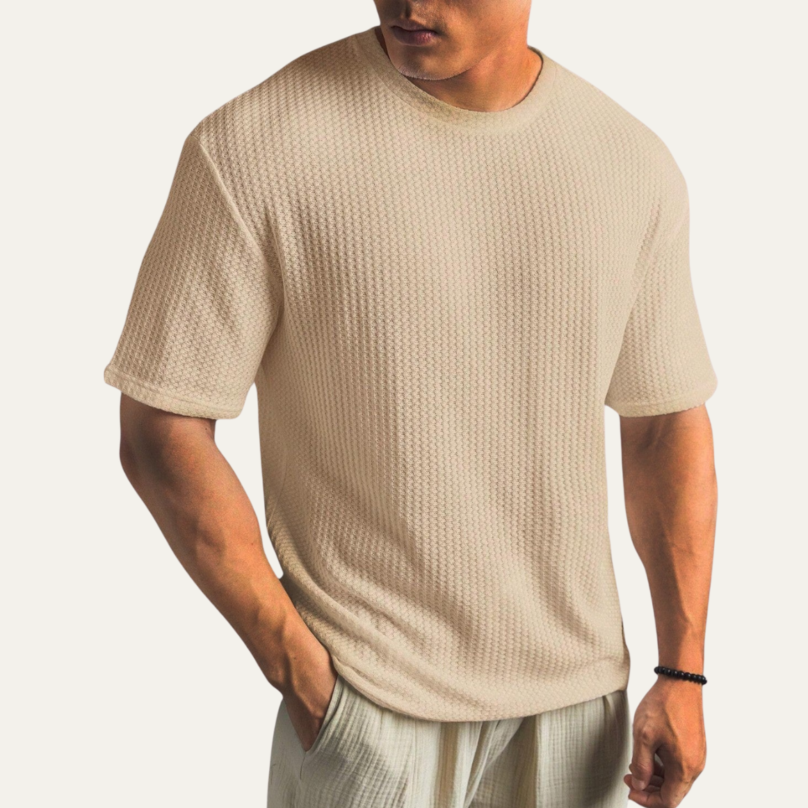 Men’s Textured Long Sleeve Shirt