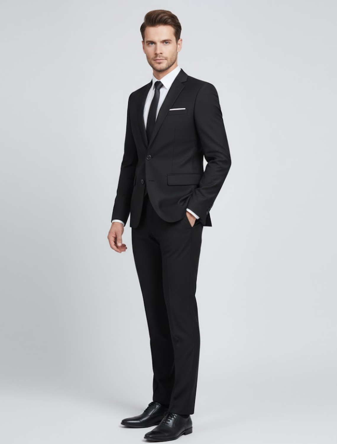 Men’s Slim Fit Formal Suit – Elegant Tailored Business Set