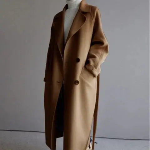 Women’s Wool Blend Long Coat