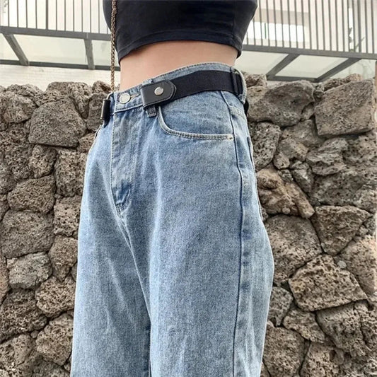 Adjustable Elastic No-Buckle Belt for Pants