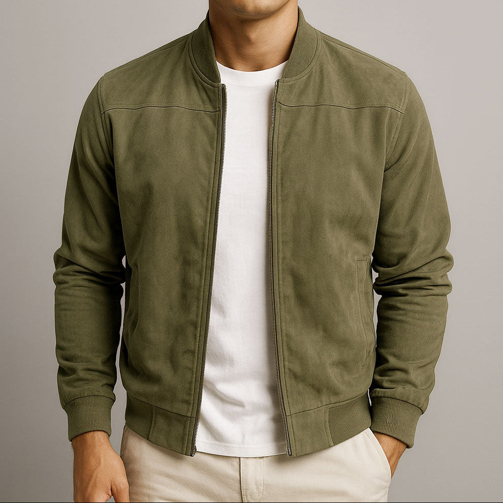 Men’s Minimalist Zip Jacket – Modern Lightweight Everyday Layer