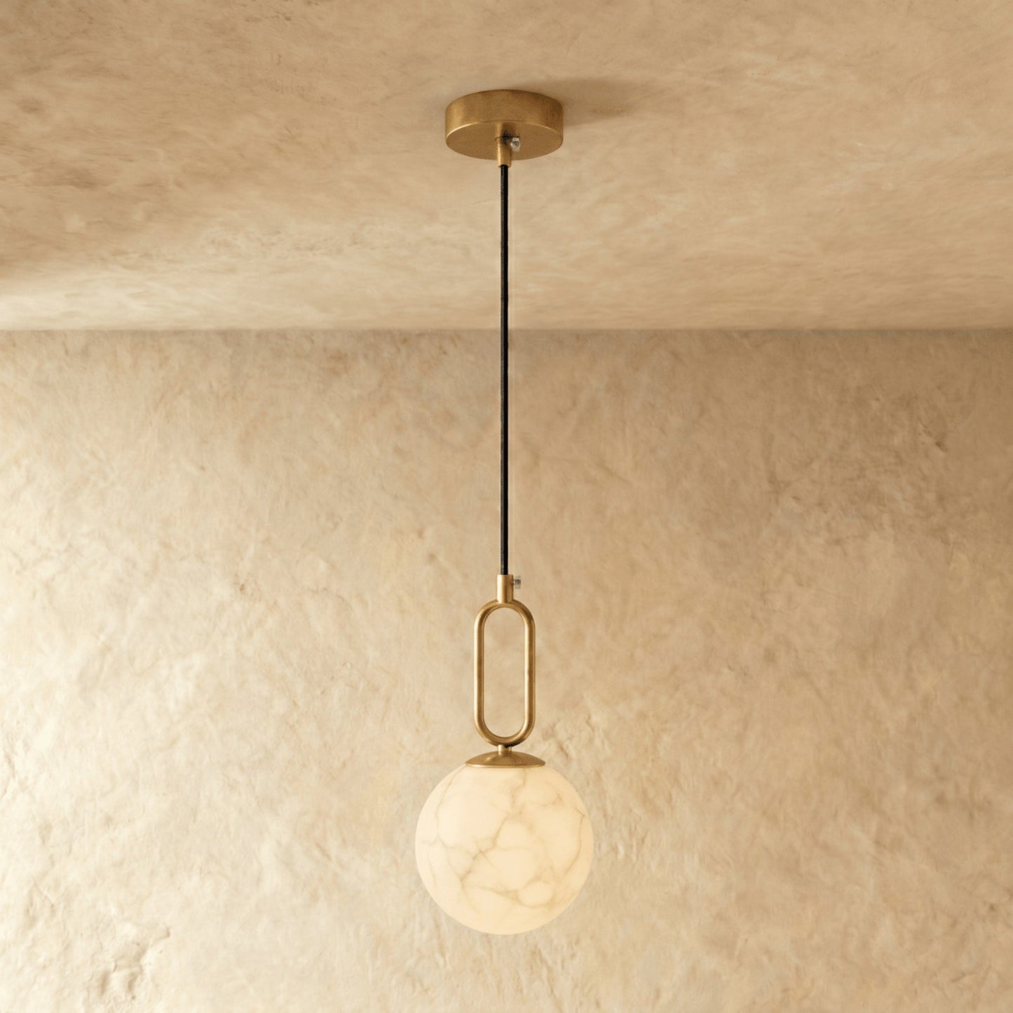 Modern Natural Marble LED Pendant Light