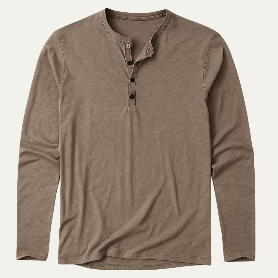 Men’s Band Collar Polo Shirt