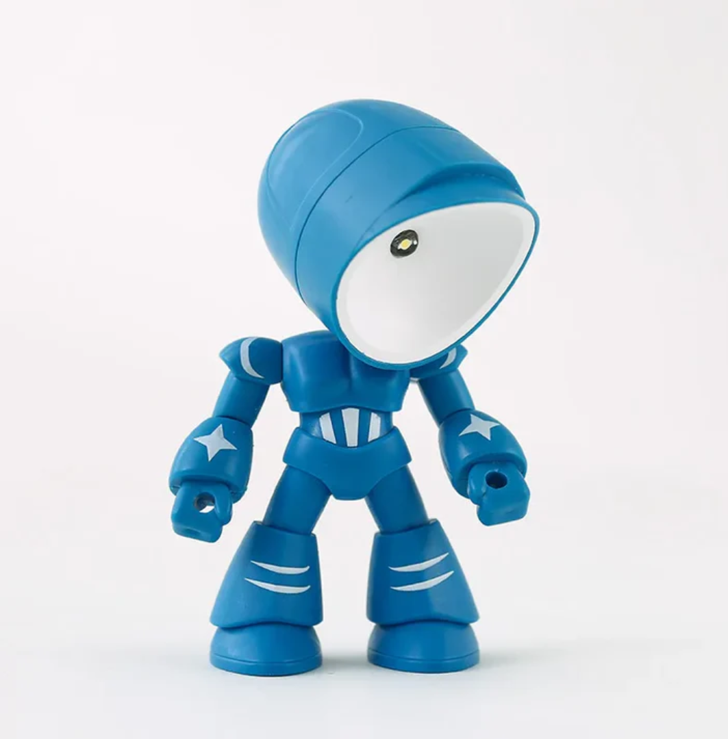 Robot LED Table Lamp – Cute Warm Light Desk Lamp