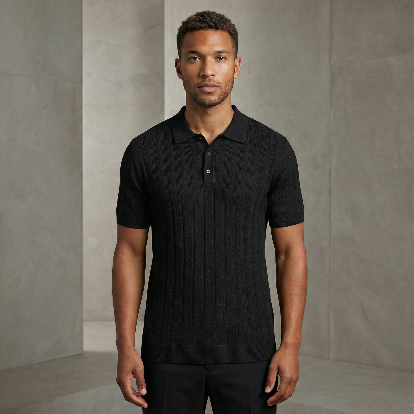 Logan Knit Polo Shirt