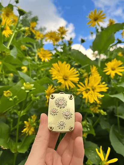 Mini Flower Press - Pocket Botanical Herbarium Keepsake Maker