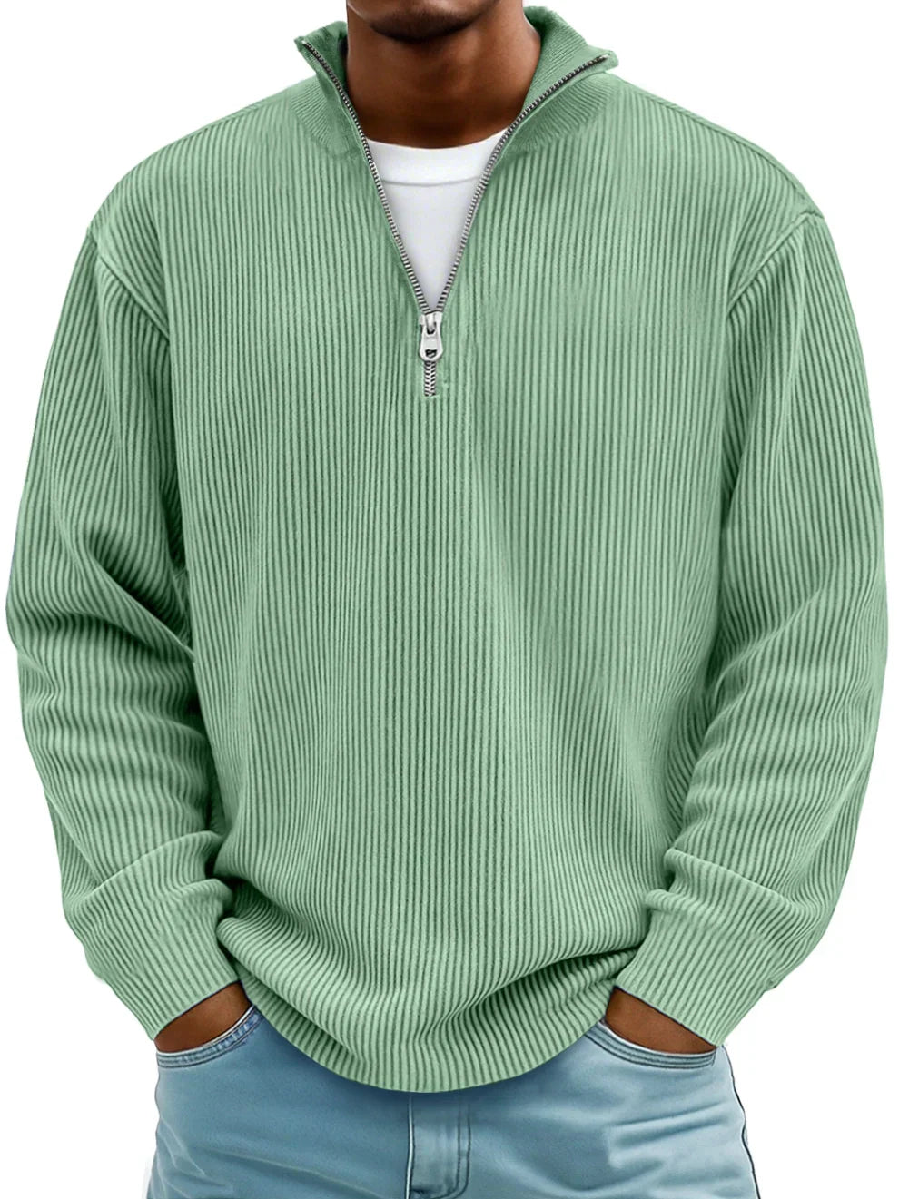 Men’s Half-Zip Knit Pullover