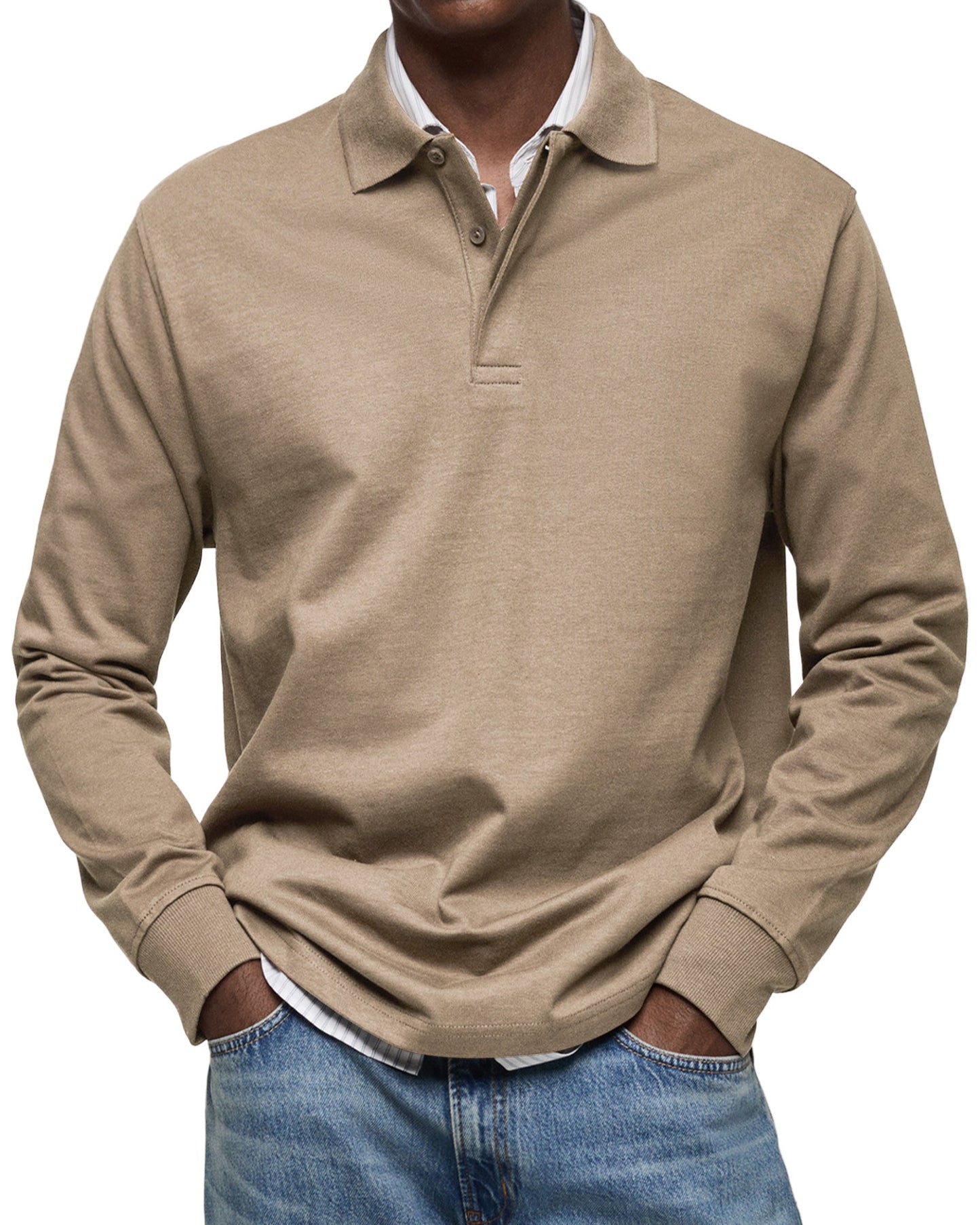 Men’s Long Sleeve Polo Shirt