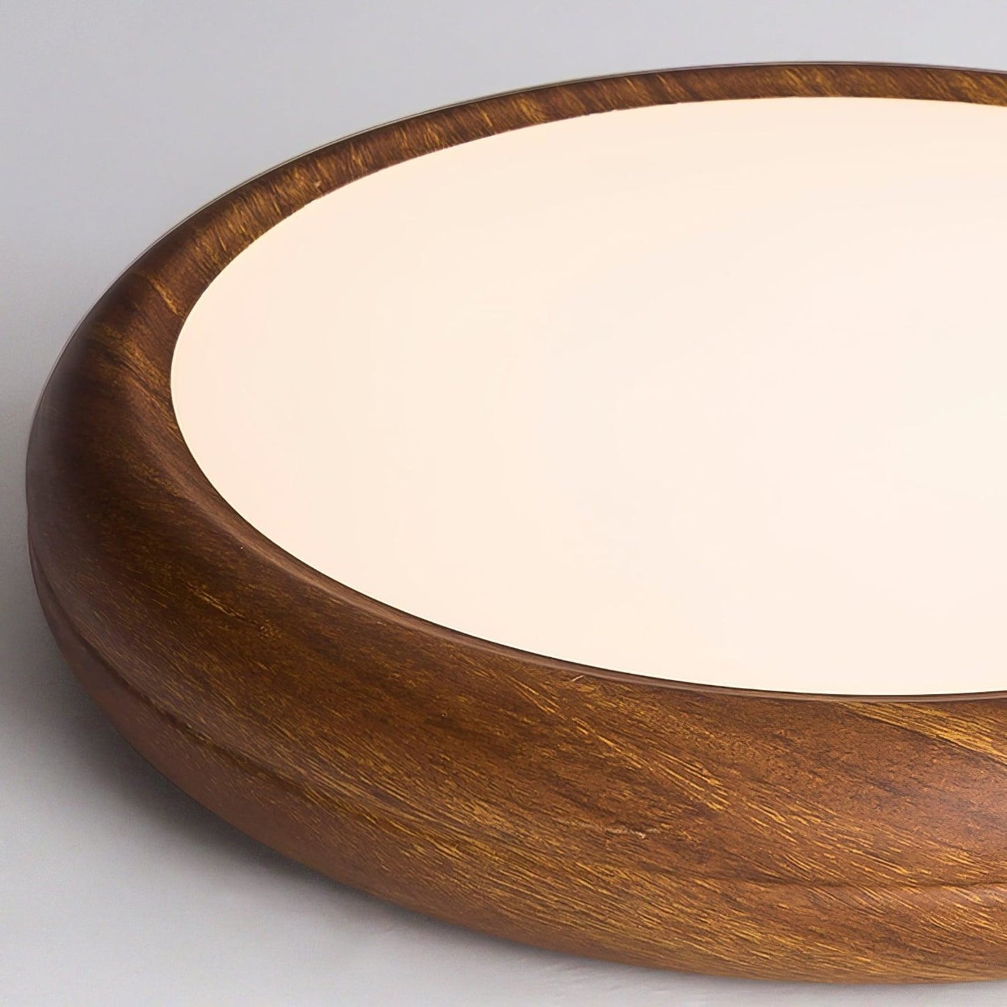 Modern Wood Flush Mount LED Ceiling Light