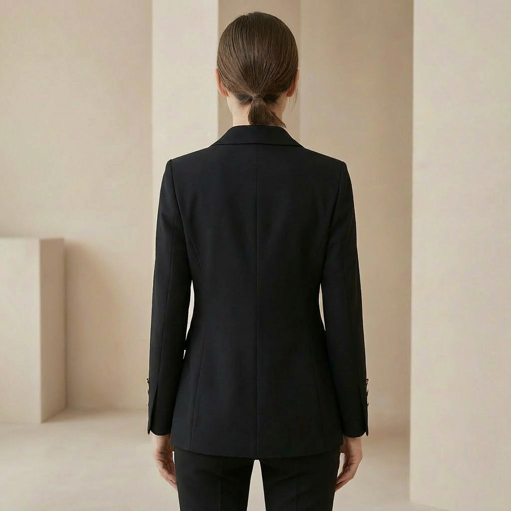 Women's Tailored Slim Fit Blazer - Professional Business Casual Jacket