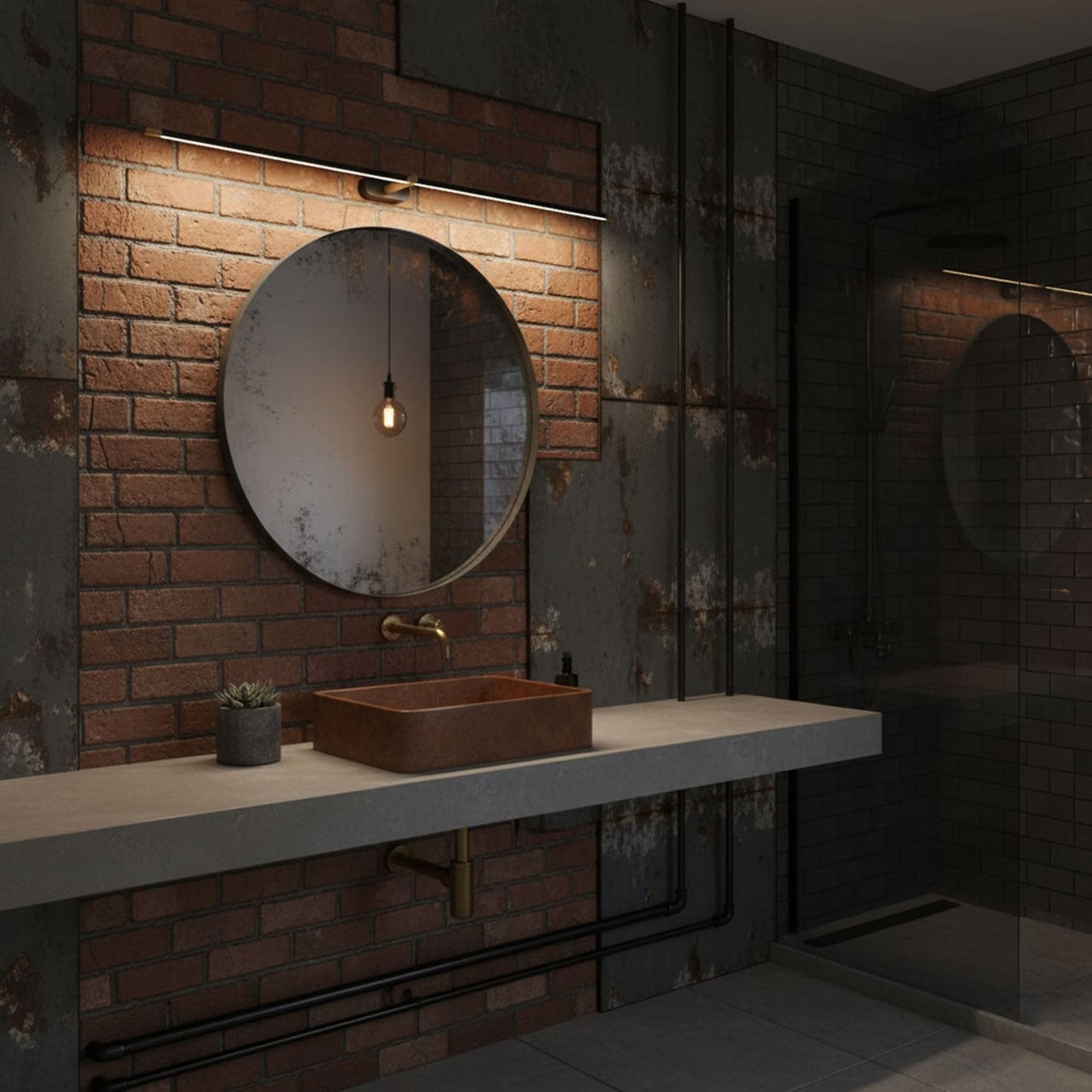 Modern Linear LED Wall Light