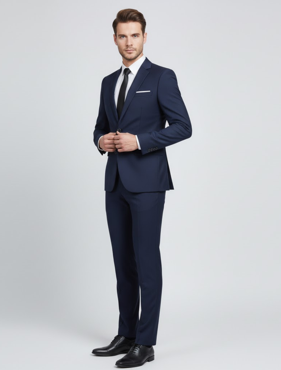 Men’s Slim Fit Formal Suit – Elegant Tailored Business Set