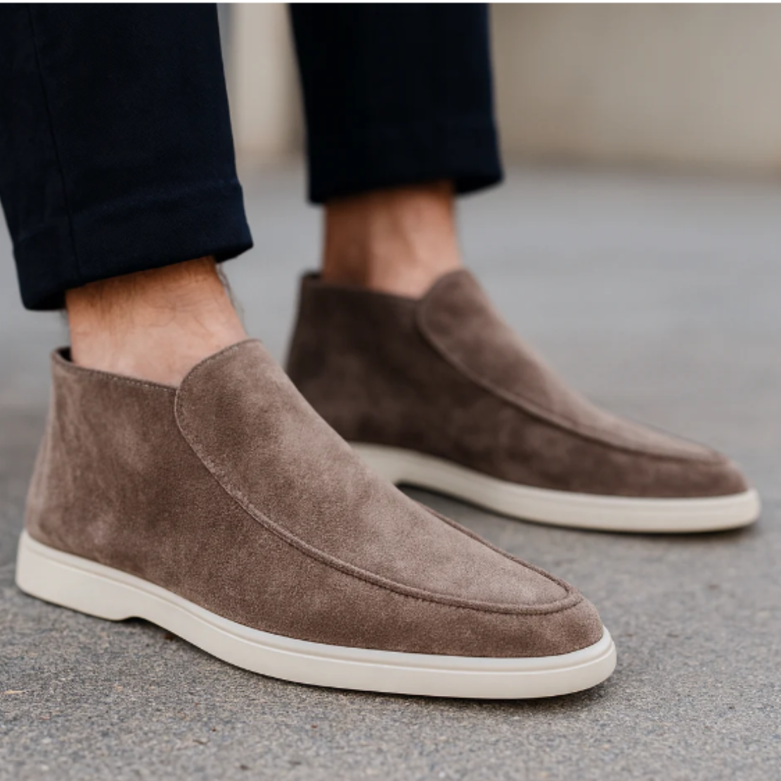 Men’s Suede Slip On Loafers