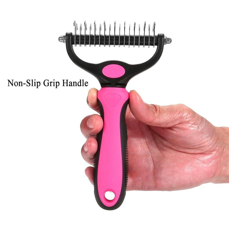 Professional Pet Undercoat Deshedding Tool - Safe Grooming Brush