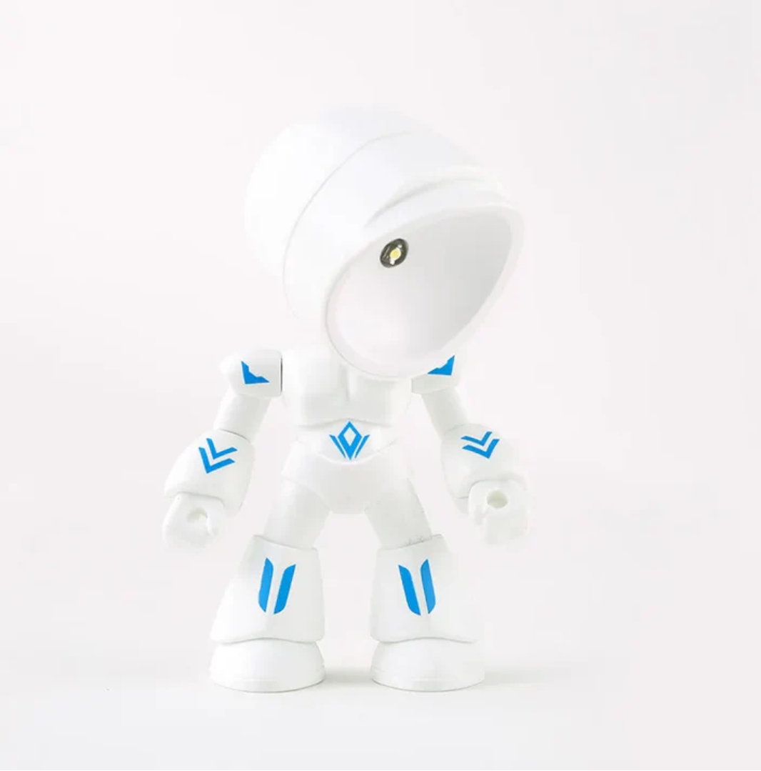 Robot LED Table Lamp – Cute Warm Light Desk Lamp