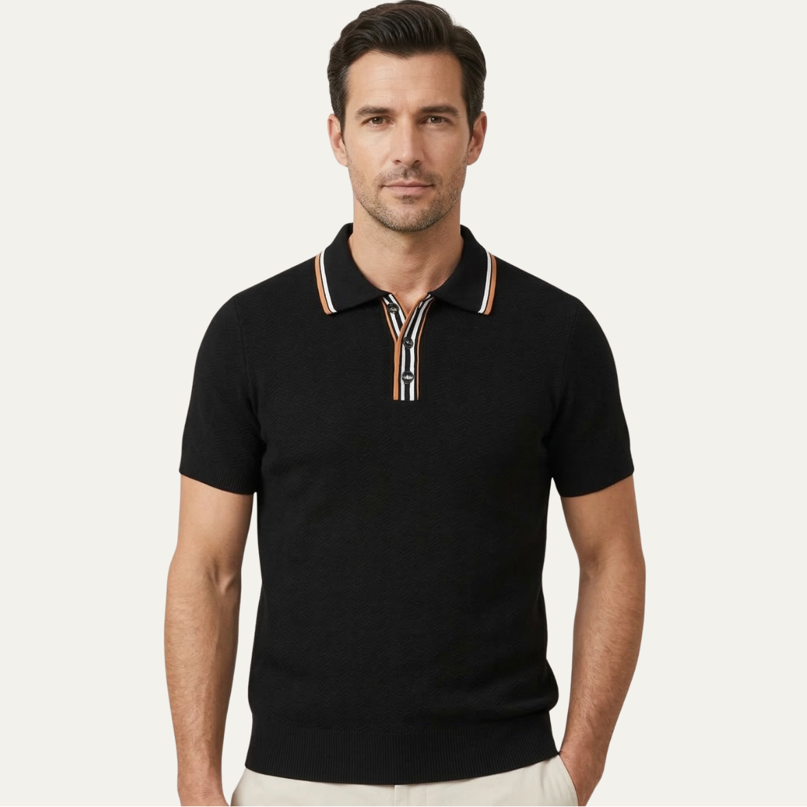 Men’s Slim Fit Cotton Polo Shirt
