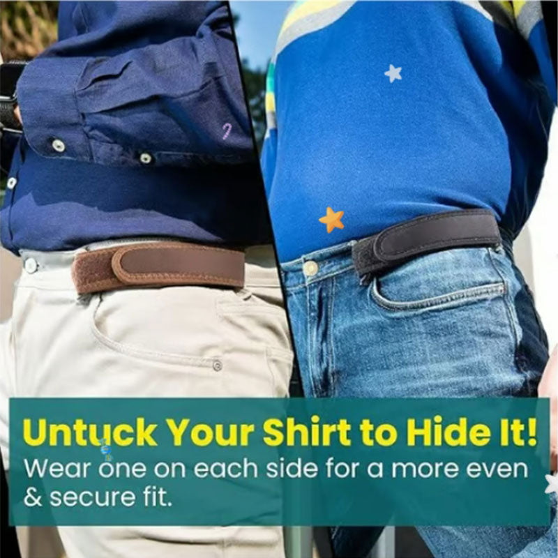 No Buckle Elastic Belt - Invisible Buckleless Comfortable Strap