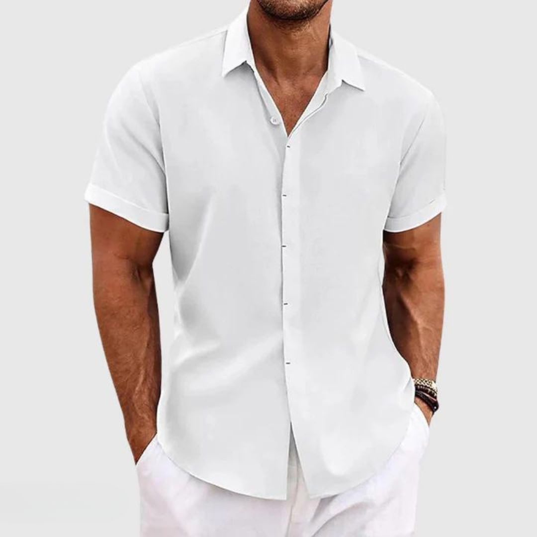 Men’s Lightweight Casual Button-Up Shirt