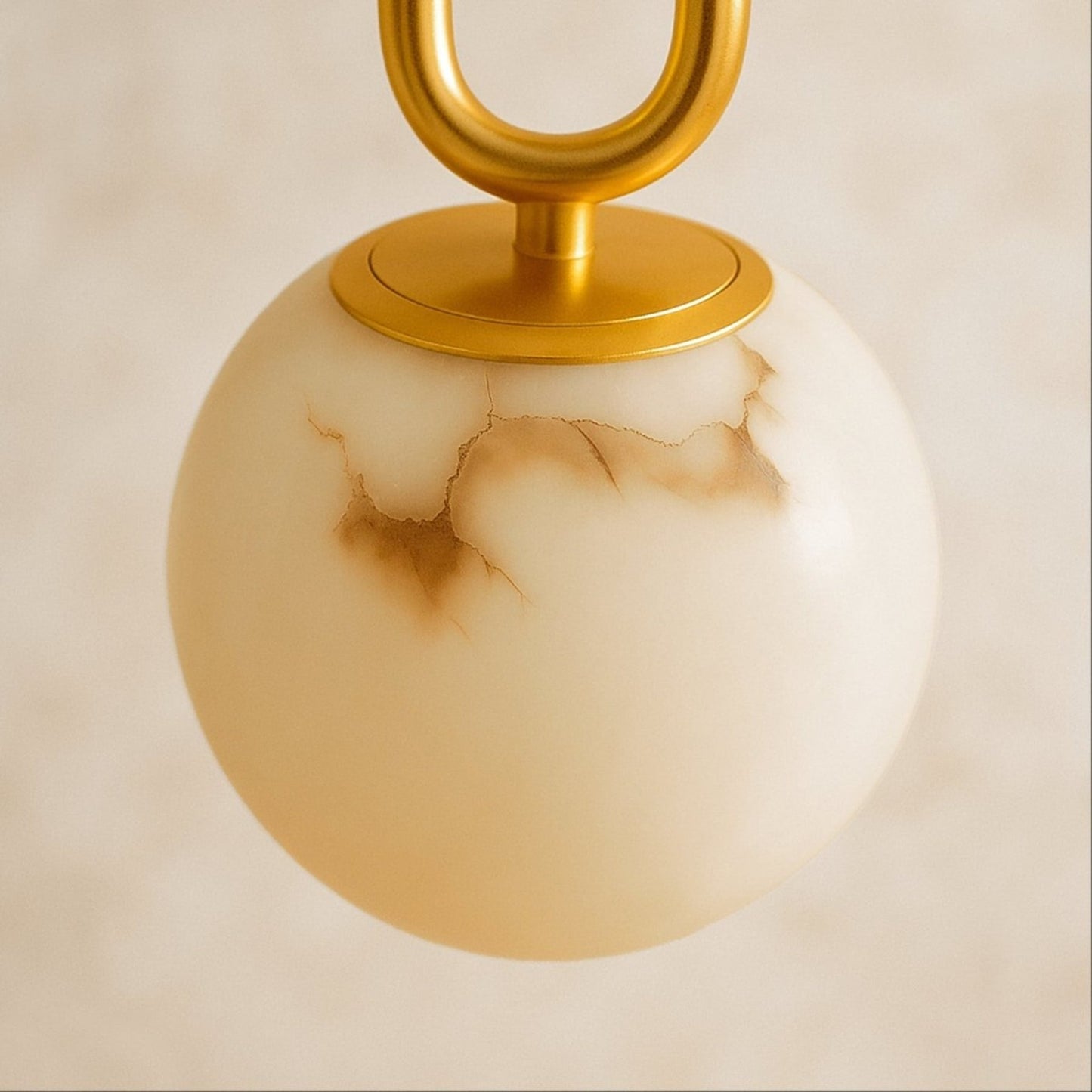 Modern Natural Marble LED Pendant Light