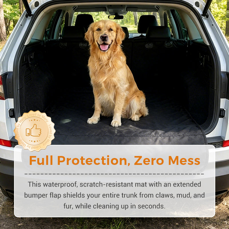 PetArmor Waterproof Car Trunk Mat - Heavy Duty Dog Bumper Liner