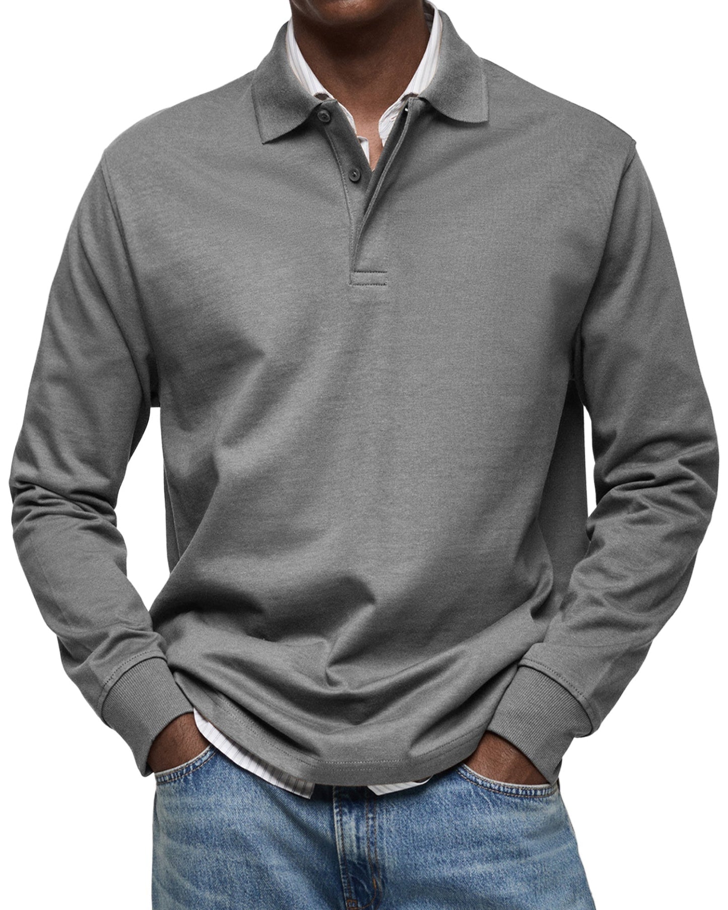 Men’s Long Sleeve Polo Shirt