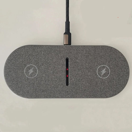 40W Dual Wireless Charger Station - Fast Qi Charging Pad LED Display