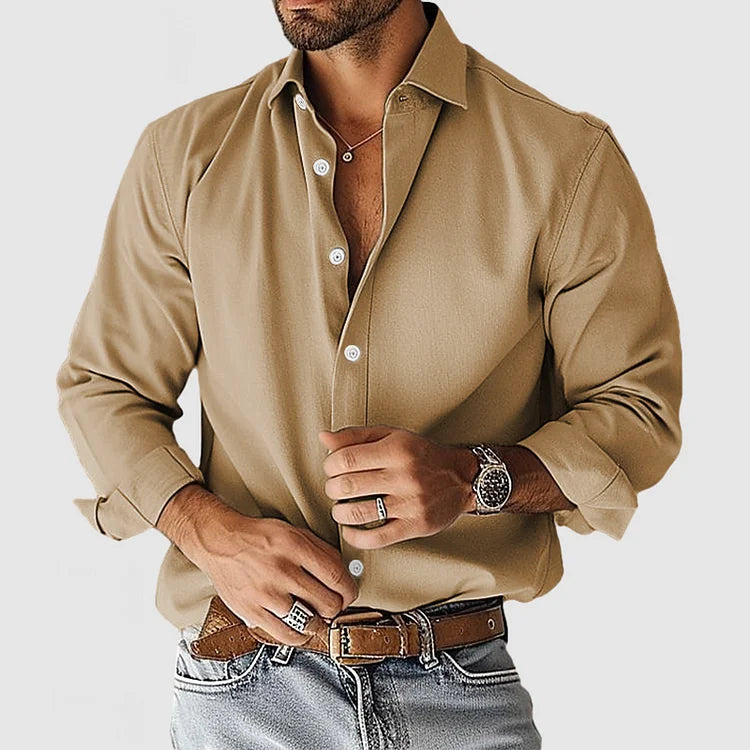 Men’s Wrinkle-Resistant Casual Shirt