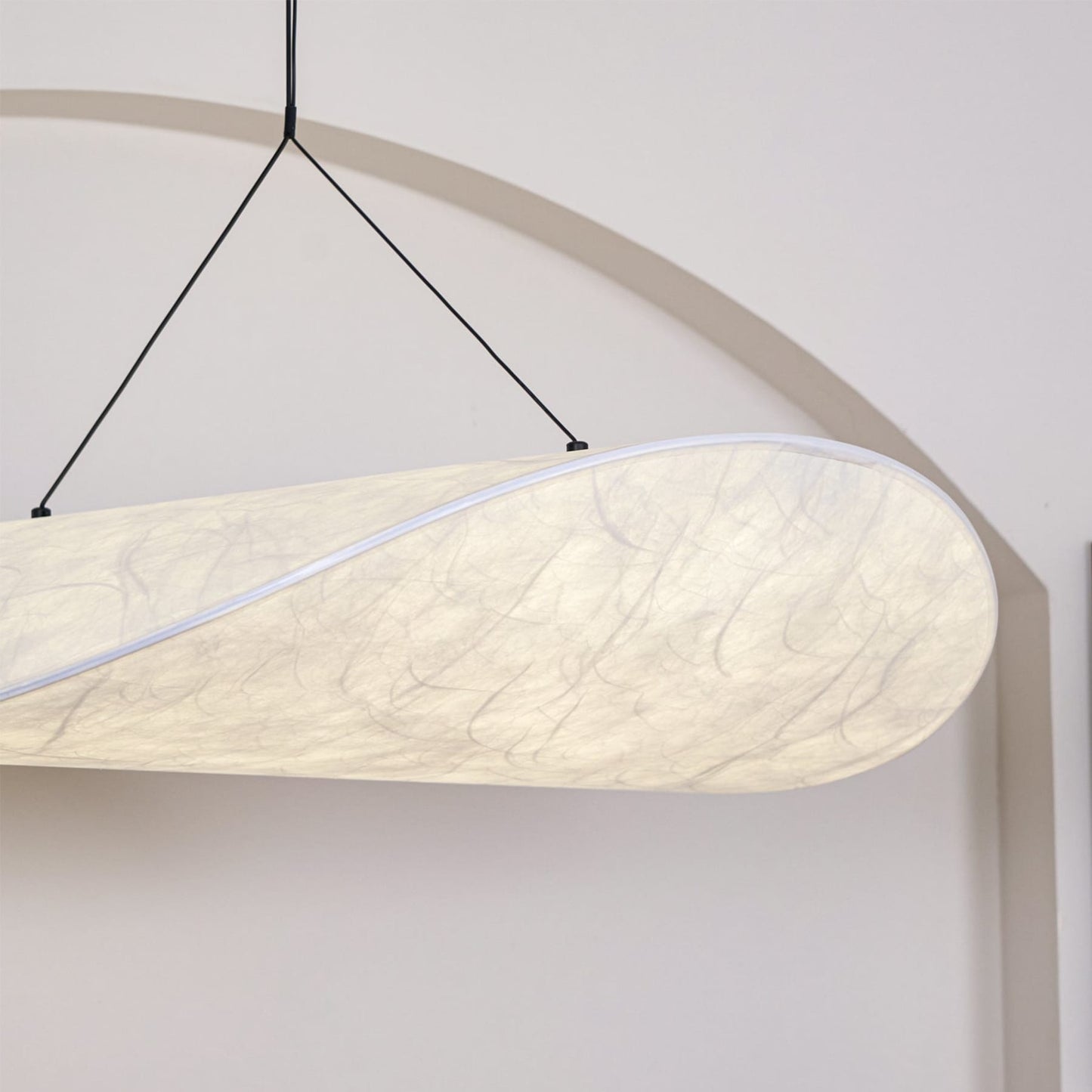 Modern Fabric LED Pendant Light
