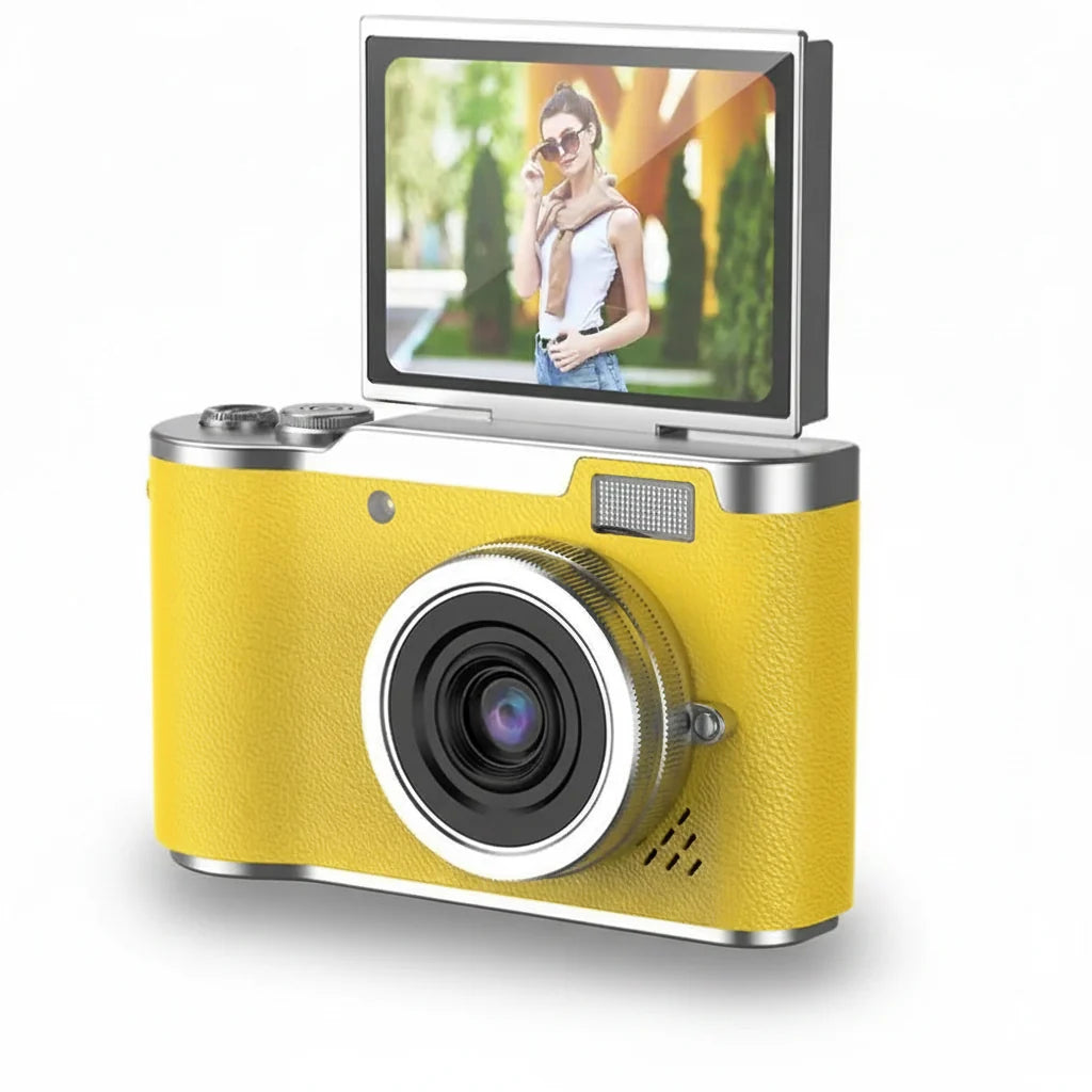 4K Digital Camera 48MP Flip Screen 8X Zoom Compact Vlogging Cam