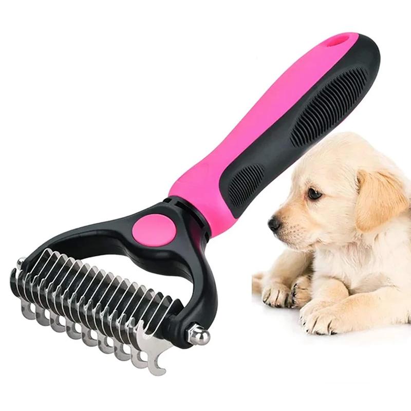 Professional Pet Undercoat Deshedding Tool - Safe Grooming Brush